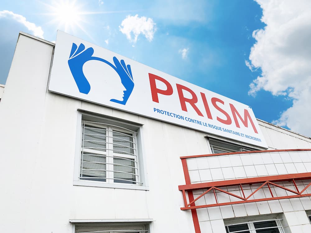 PRISM appareils de nettoyage et désinfection et masques chirurgicaux et FFP2 100 % français